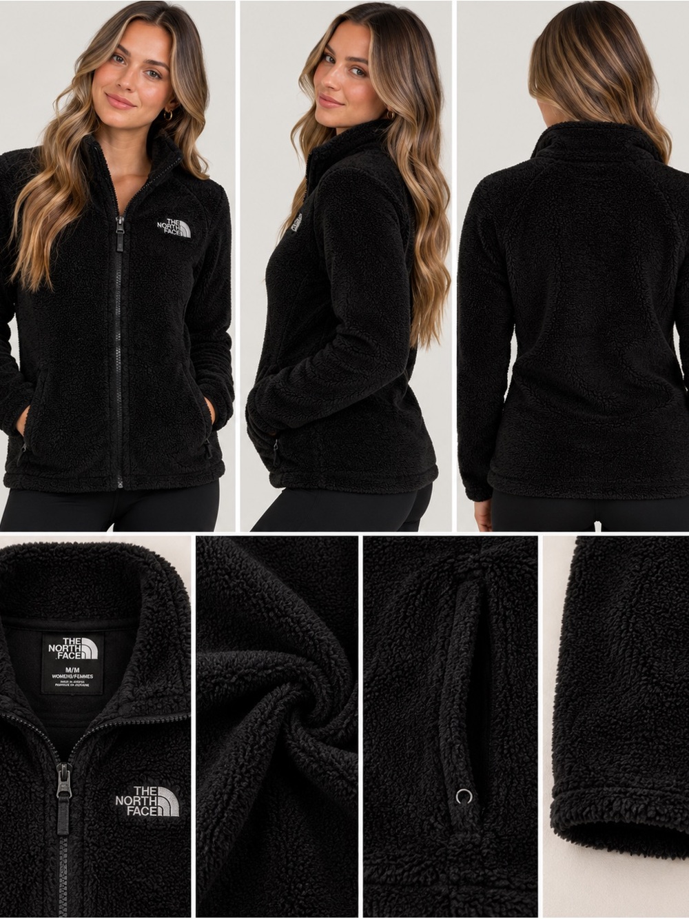 The North Face Black Teddy Fleece Jacket